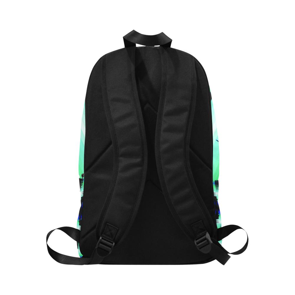 Rainy Skies Sage Large Backpack (Model 1659) Casual Backpack for Adult (1659) e-joyer