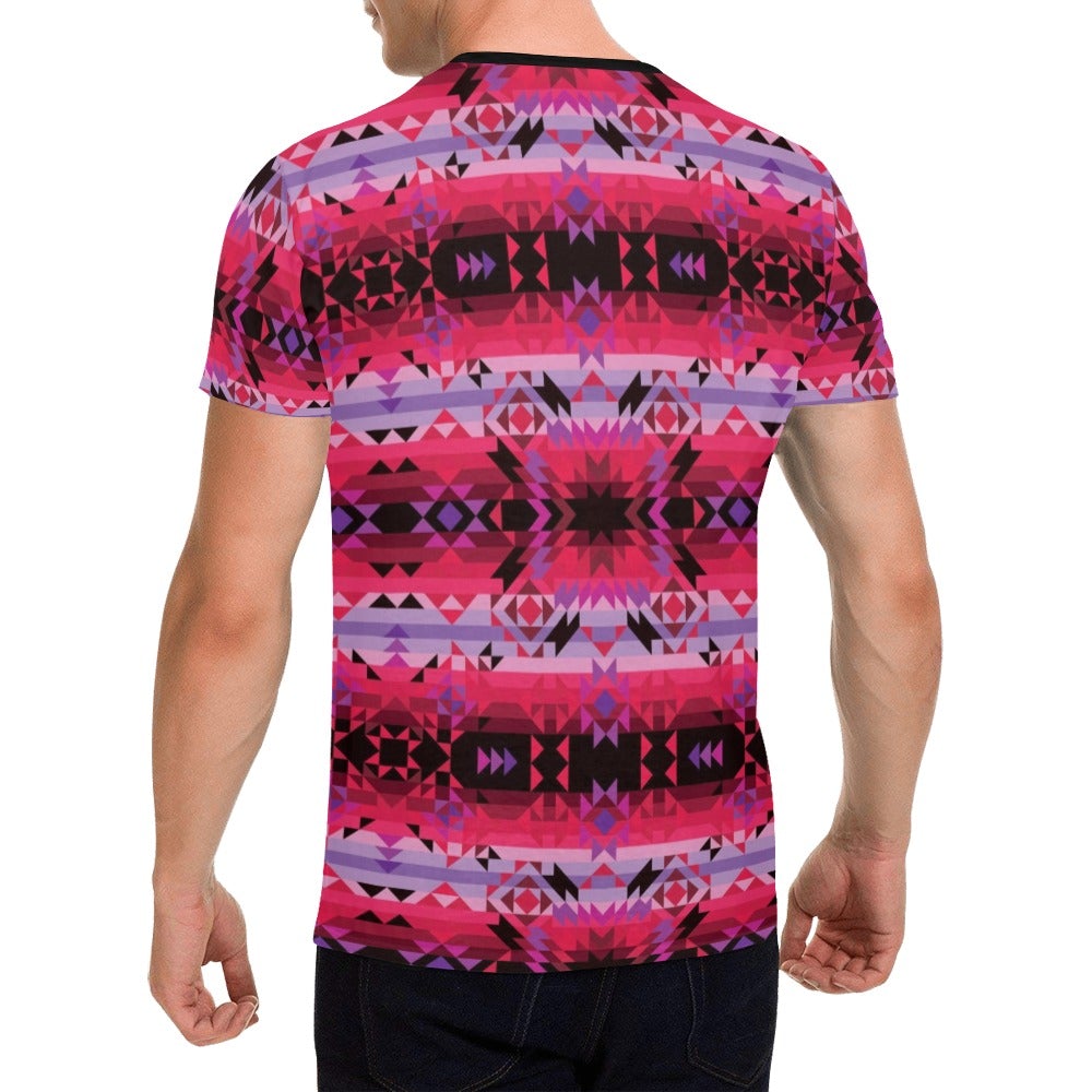Red Star All Over Print T-Shirt for Men (USA Size) (Model T40) All Over Print T-Shirt for Men (T40) e-joyer