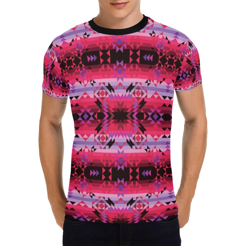 Red Star All Over Print T-Shirt for Men (USA Size) (Model T40) All Over Print T-Shirt for Men (T40) e-joyer