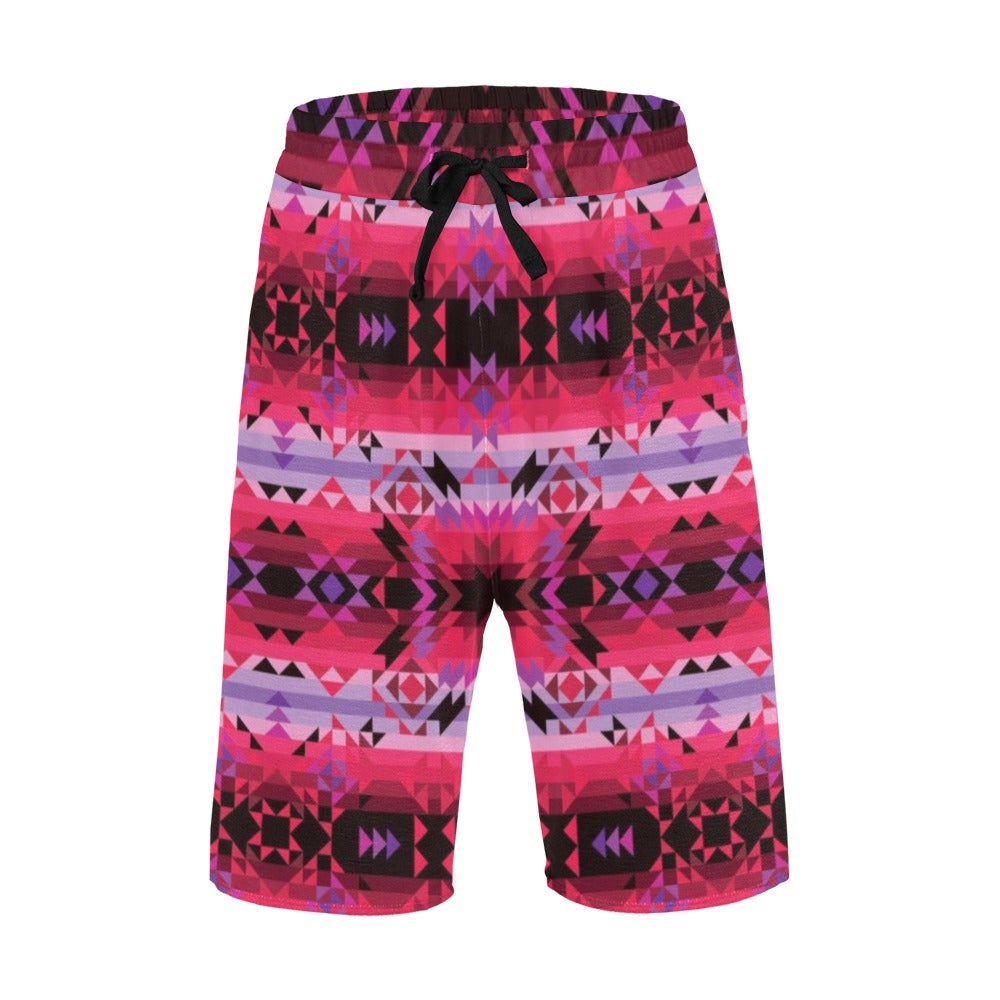 Red Star Men's All Over Print Casual Shorts (Model L23) short e-joyer