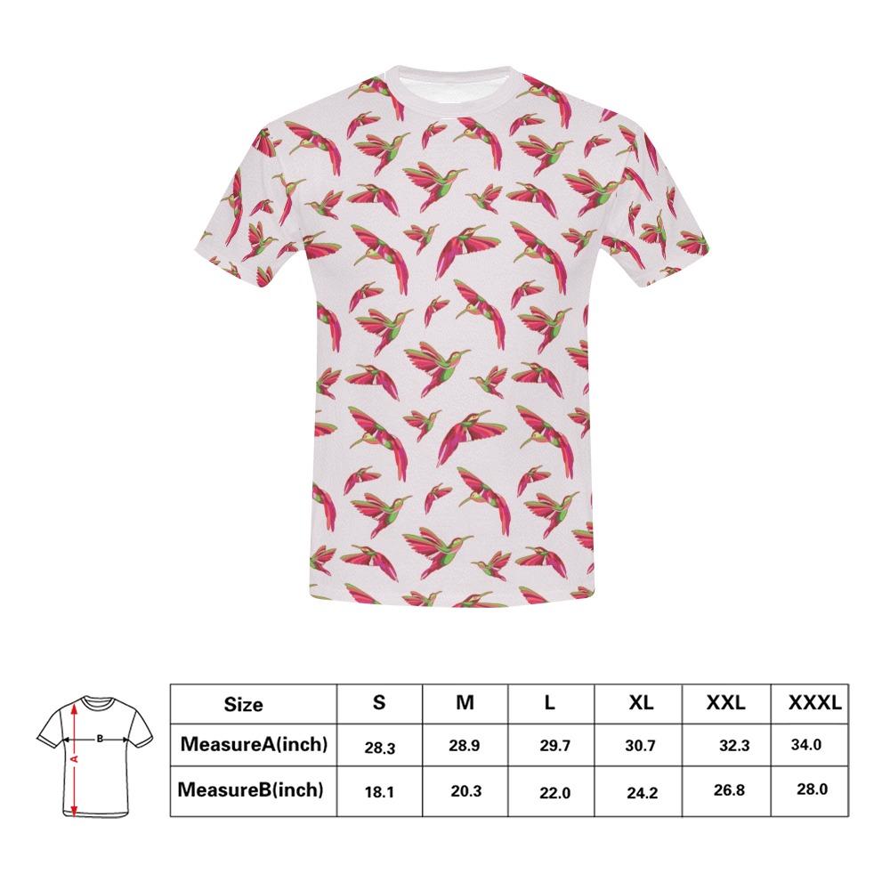 Red Swift Colourful All Over Print T-Shirt for Men (USA Size) (Model T40) All Over Print T-Shirt for Men (T40) e-joyer