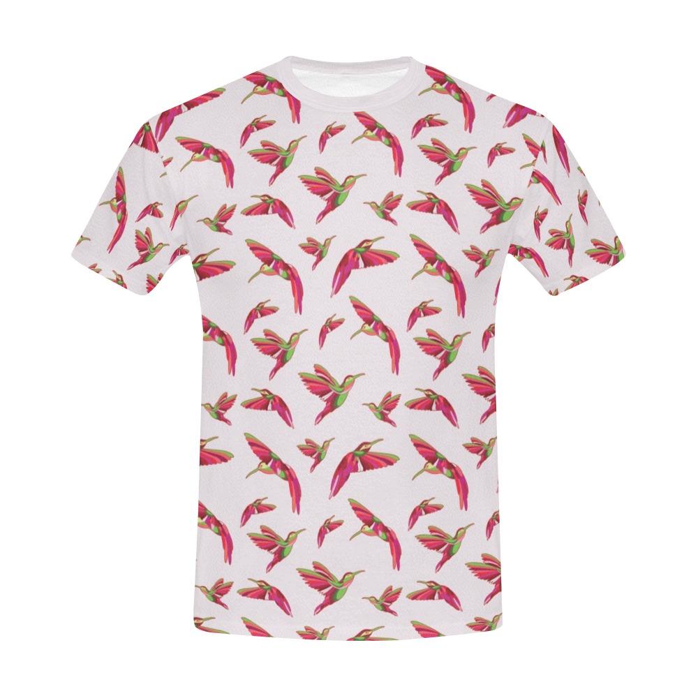 Red Swift Colourful All Over Print T-Shirt for Men (USA Size) (Model T40) All Over Print T-Shirt for Men (T40) e-joyer