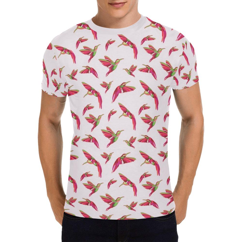 Red Swift Colourful All Over Print T-Shirt for Men (USA Size) (Model T40) All Over Print T-Shirt for Men (T40) e-joyer