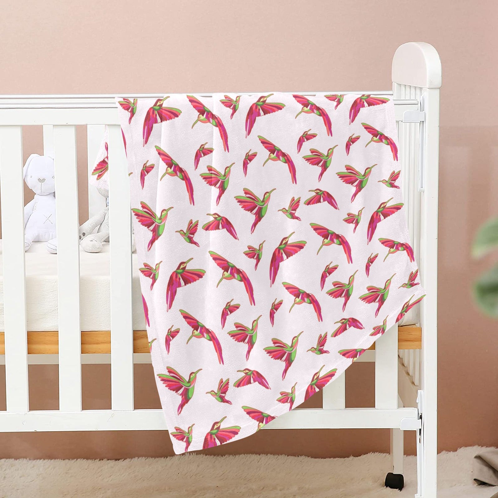 Red Swift Colourful Baby Blanket 30"x40" Baby Blanket 30"x40" e-joyer