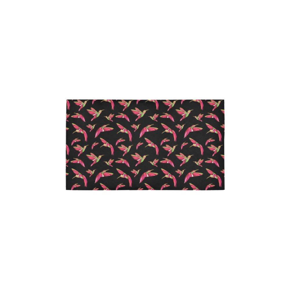 Red Swift Colourful Black Bath Rug 16''x 28'' Bath Rug 16''x 28'' e-joyer 