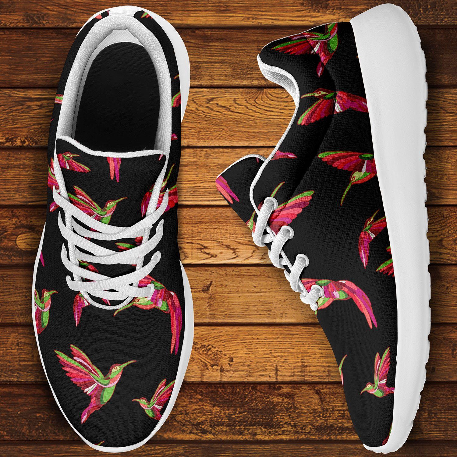 Red Swift Colourful Black Ikkaayi Sport Sneakers ikkaayi Herman