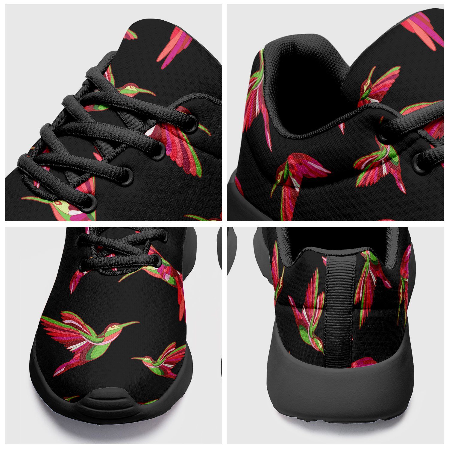 Red Swift Colourful Black Ikkaayi Sport Sneakers ikkaayi Herman