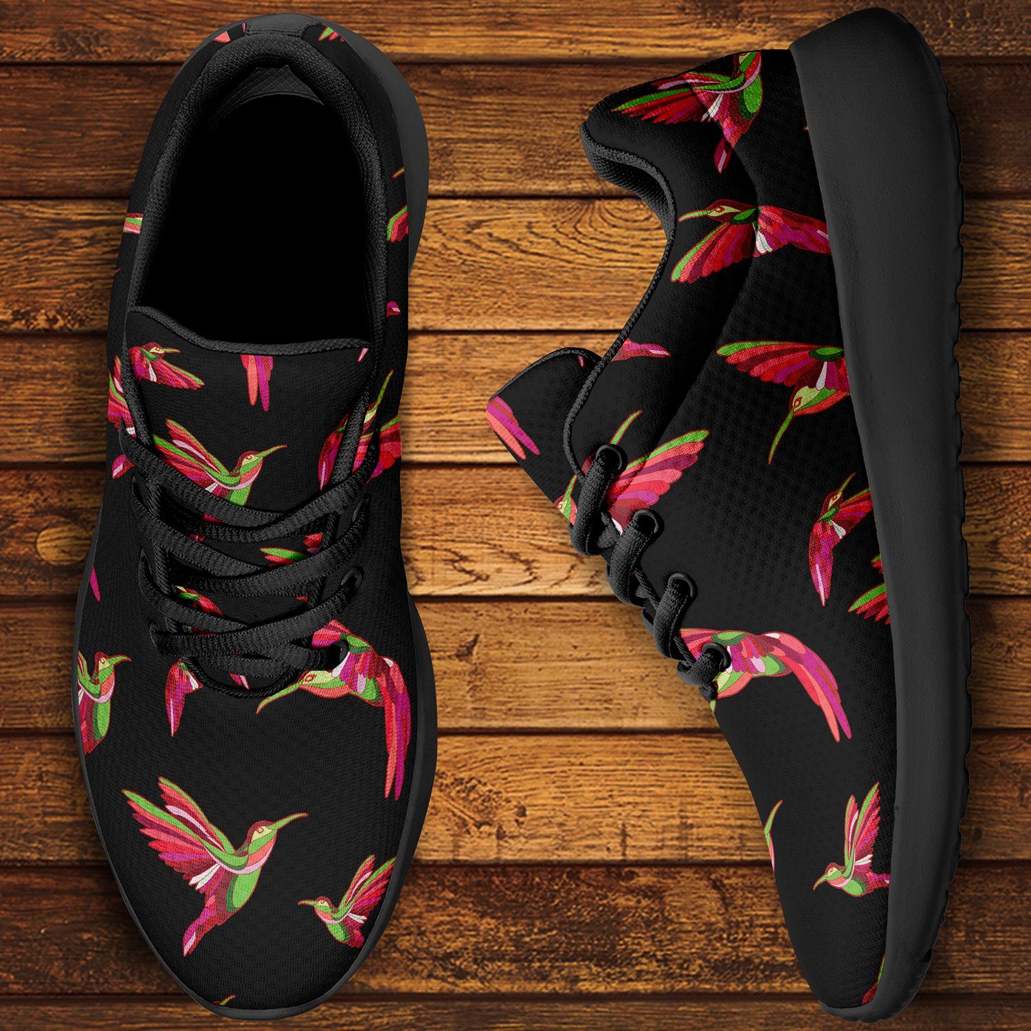 Red Swift Colourful Black Ikkaayi Sport Sneakers ikkaayi Herman