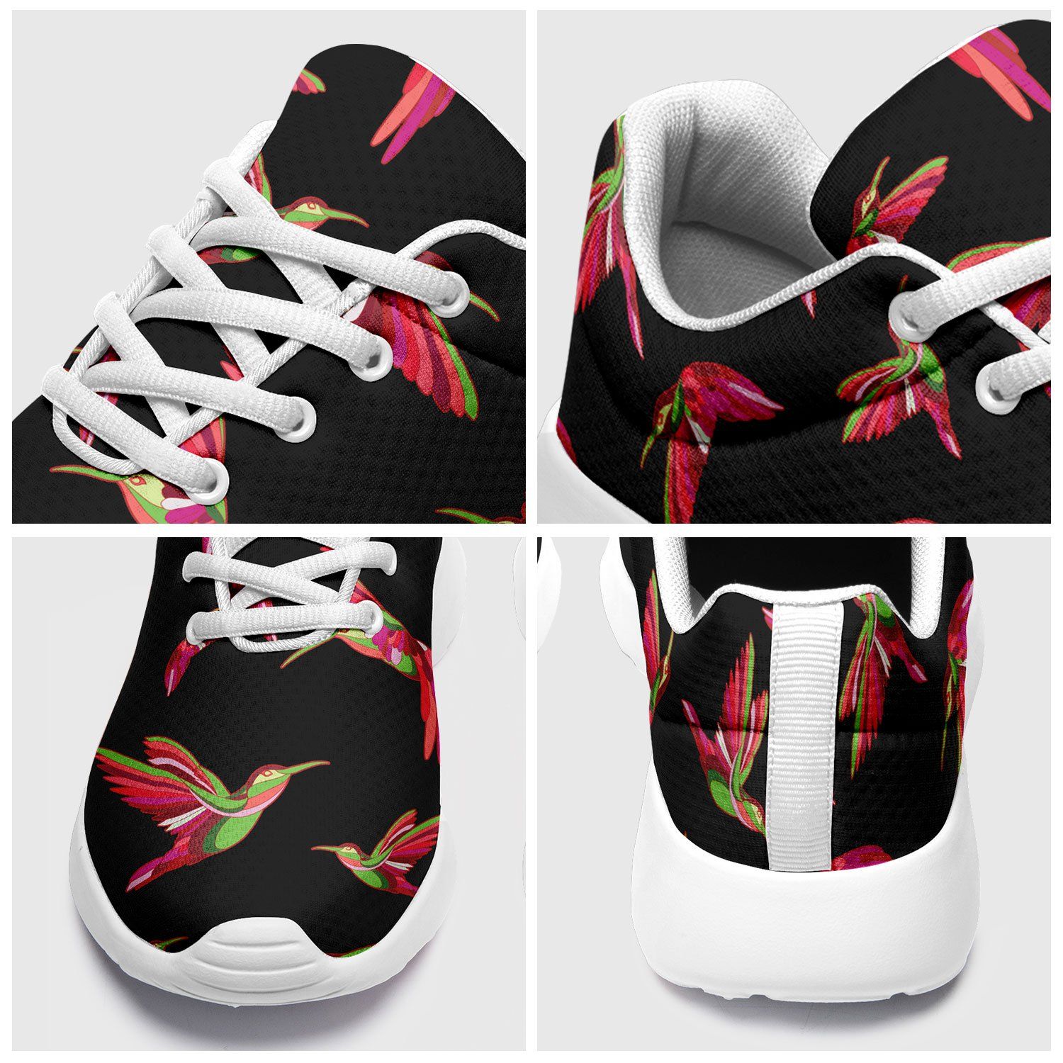 Red Swift Colourful Black Ikkaayi Sport Sneakers ikkaayi Herman