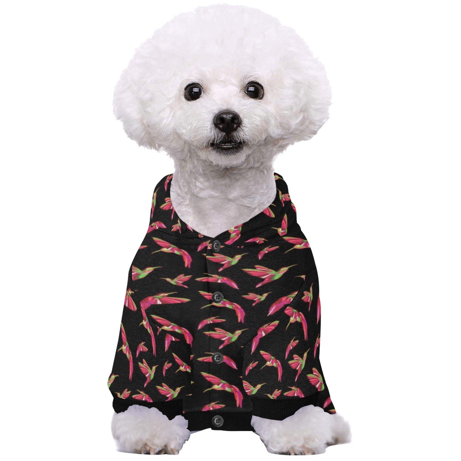 Red Swift Colourful Black Pet Dog Hoodie Pet Dog Hoodie e-joyer 