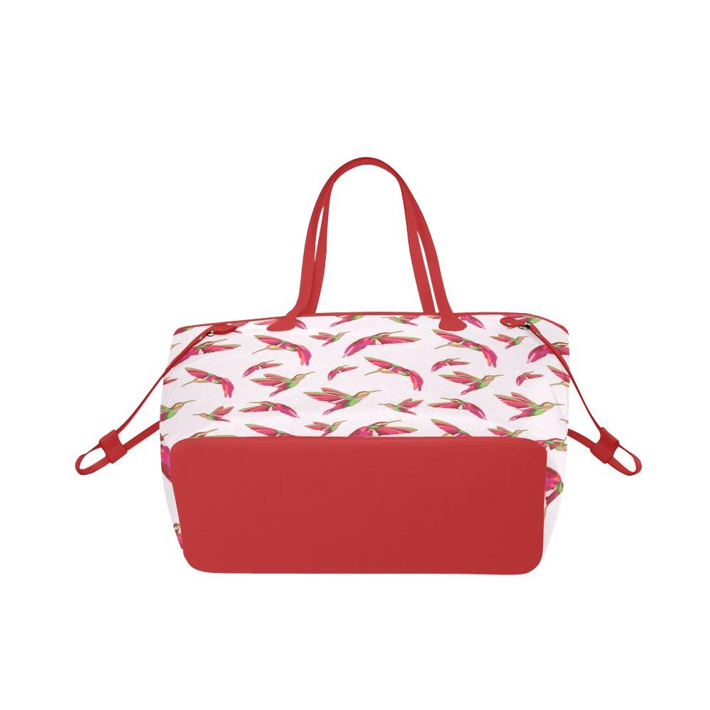 Red Swift Colourful Clover Canvas Tote Bag (Model 1661) Clover Canvas Tote Bag (1661) e-joyer