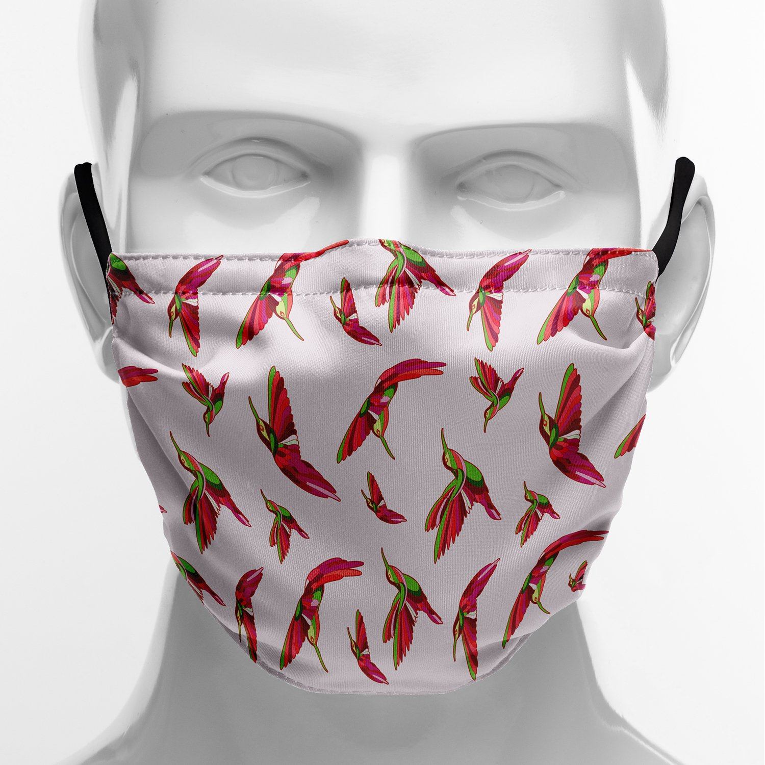 Red Swift Colourful Face Cover Herman