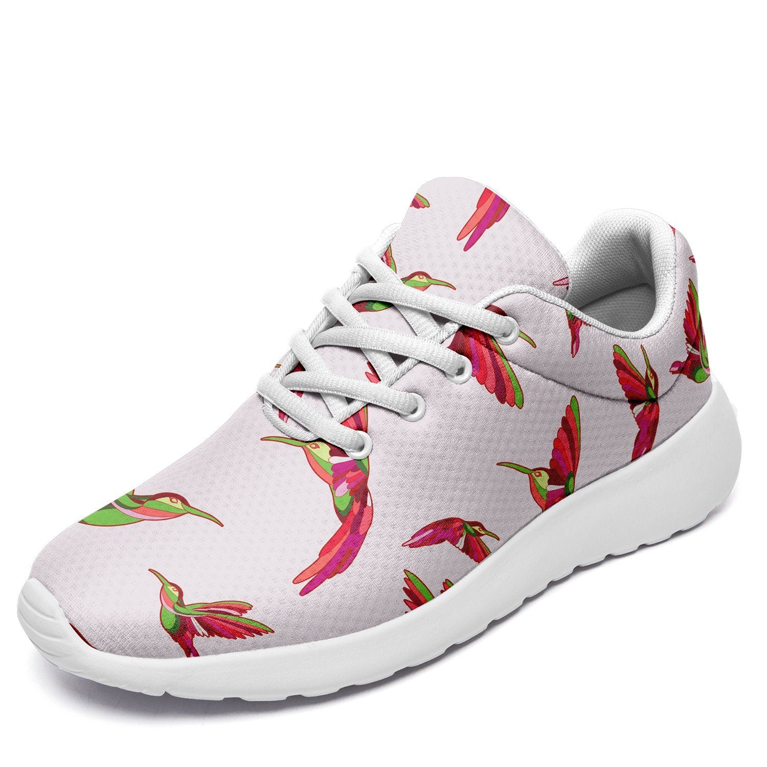 Red Swift Colourful Ikkaayi Sport Sneakers ikkaayi Herman US Women 4.5 / US Youth 3.5 / EUR 35 White Sole