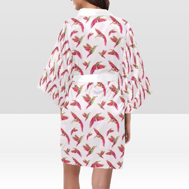 Red Swift Colourful Kimono Robe Artsadd