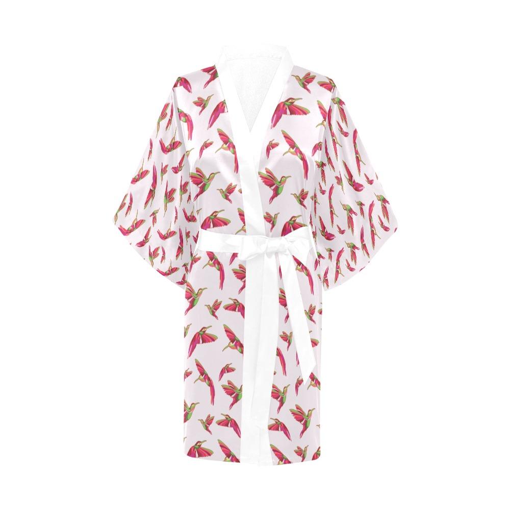 Red Swift Colourful Kimono Robe Artsadd