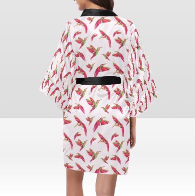 Red Swift Colourful Kimono Robe Artsadd