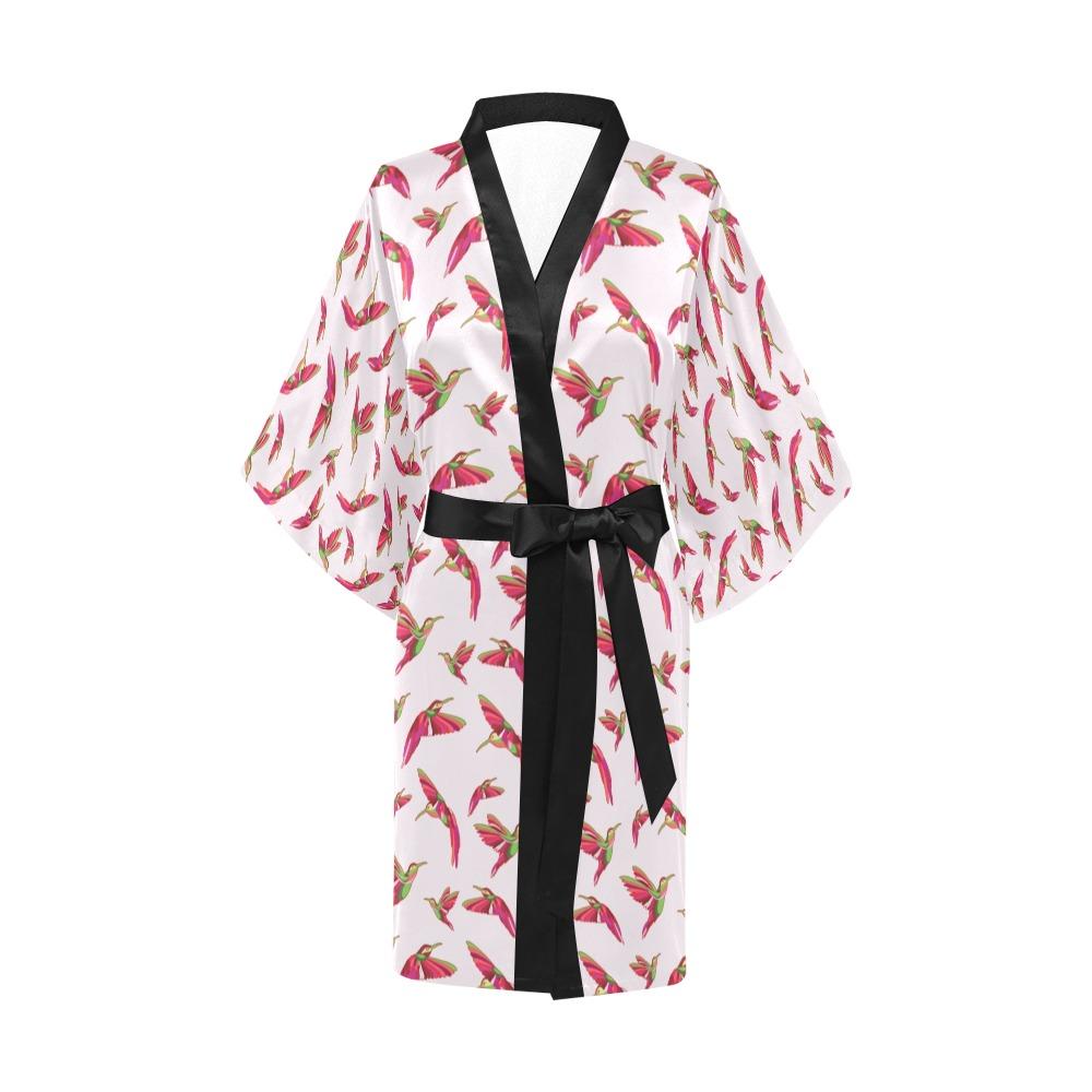 Red Swift Colourful Kimono Robe Artsadd