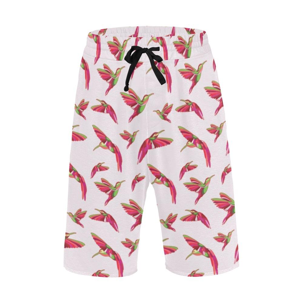 Red Swift Colourful Men's All Over Print Casual Shorts (Model L23) short e-joyer