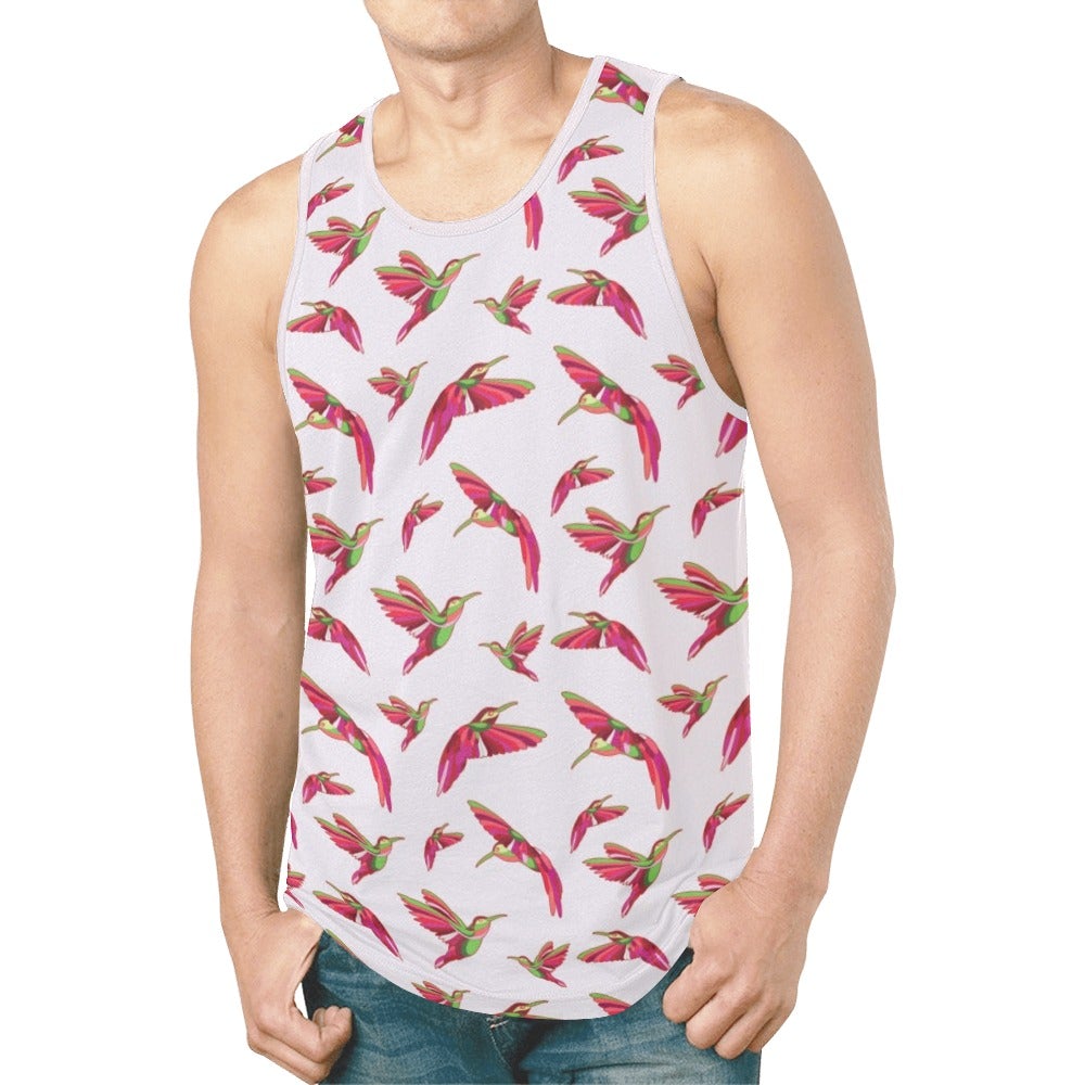 Red Swift Colourful New All Over Print Tank Top for Men (Model T46) New All Over Print Tank Top for Men (T46) e-joyer