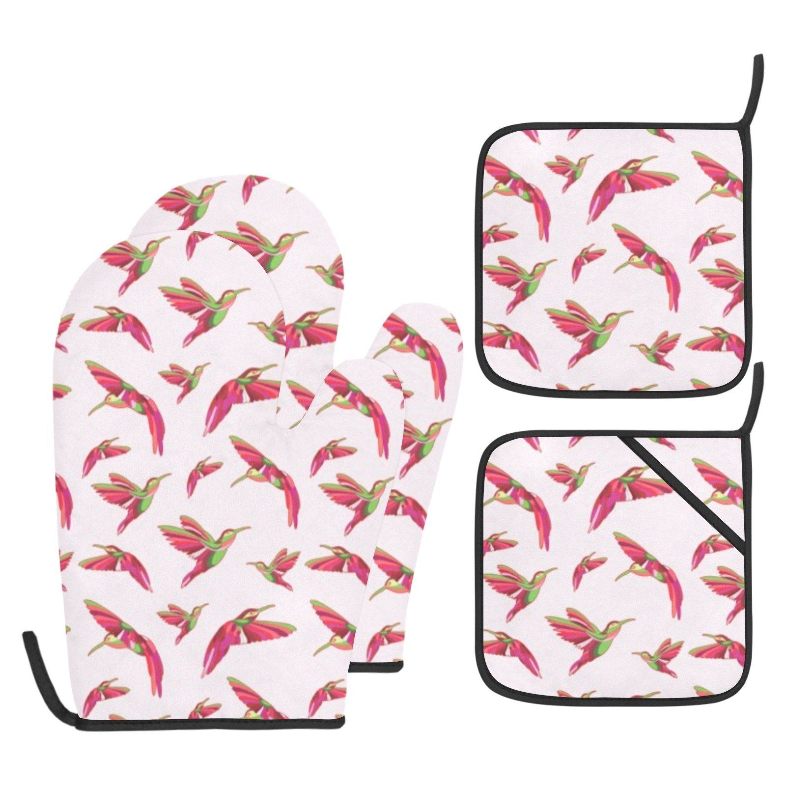 Red Swift Colourful Oven Mitt & Pot Holder Oven Mitt & Pot Holder e-joyer 