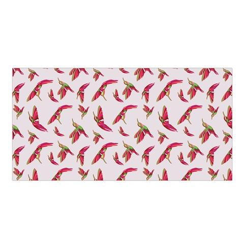 Red Swift Colourful Satin Shawl Scarf 49 Dzine