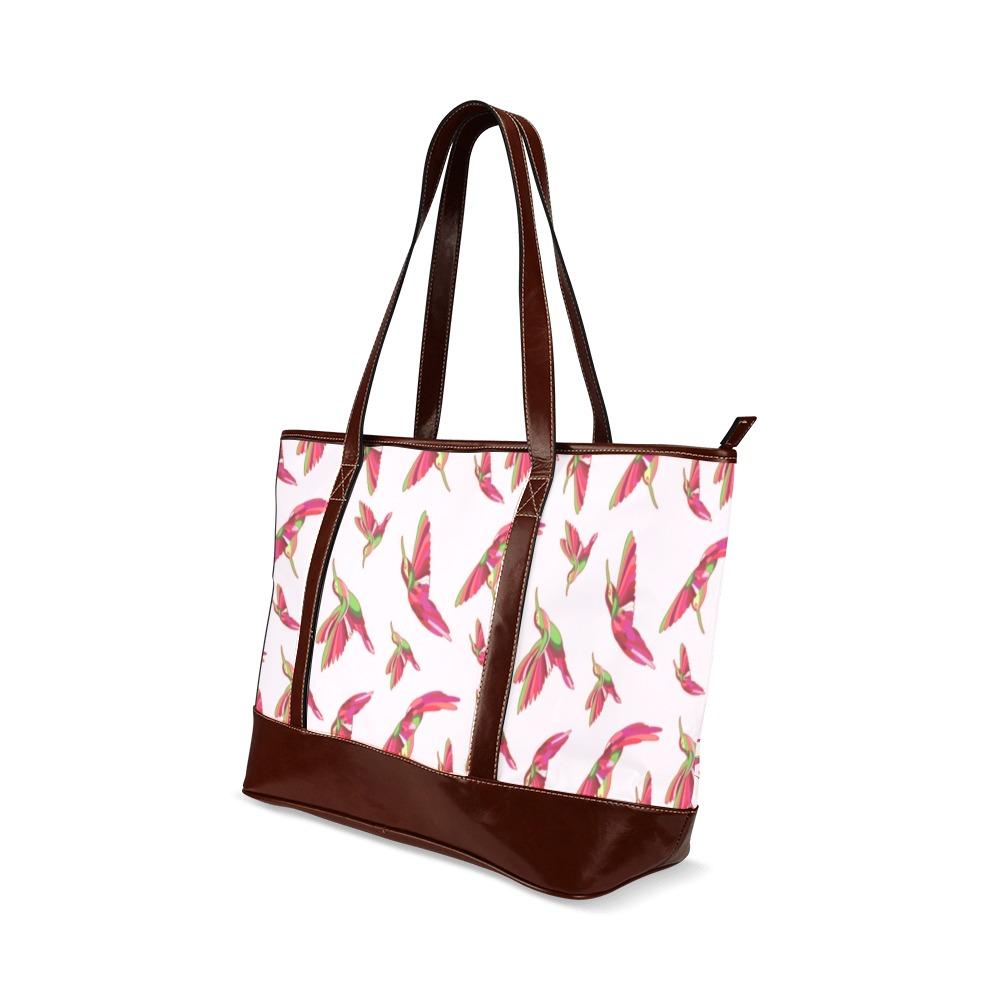 Red Swift Colourful Tote Handbag (Model 1642) Tote Handbags (1642) e-joyer