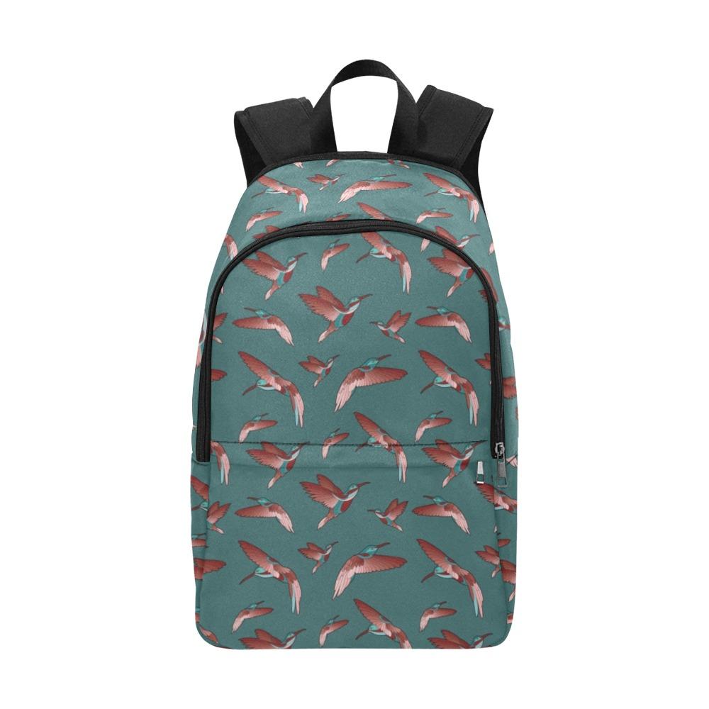 Red Swift Turquoise Fabric Backpack for Adult (Model 1659) Casual Backpack for Adult (1659) e-joyer 
