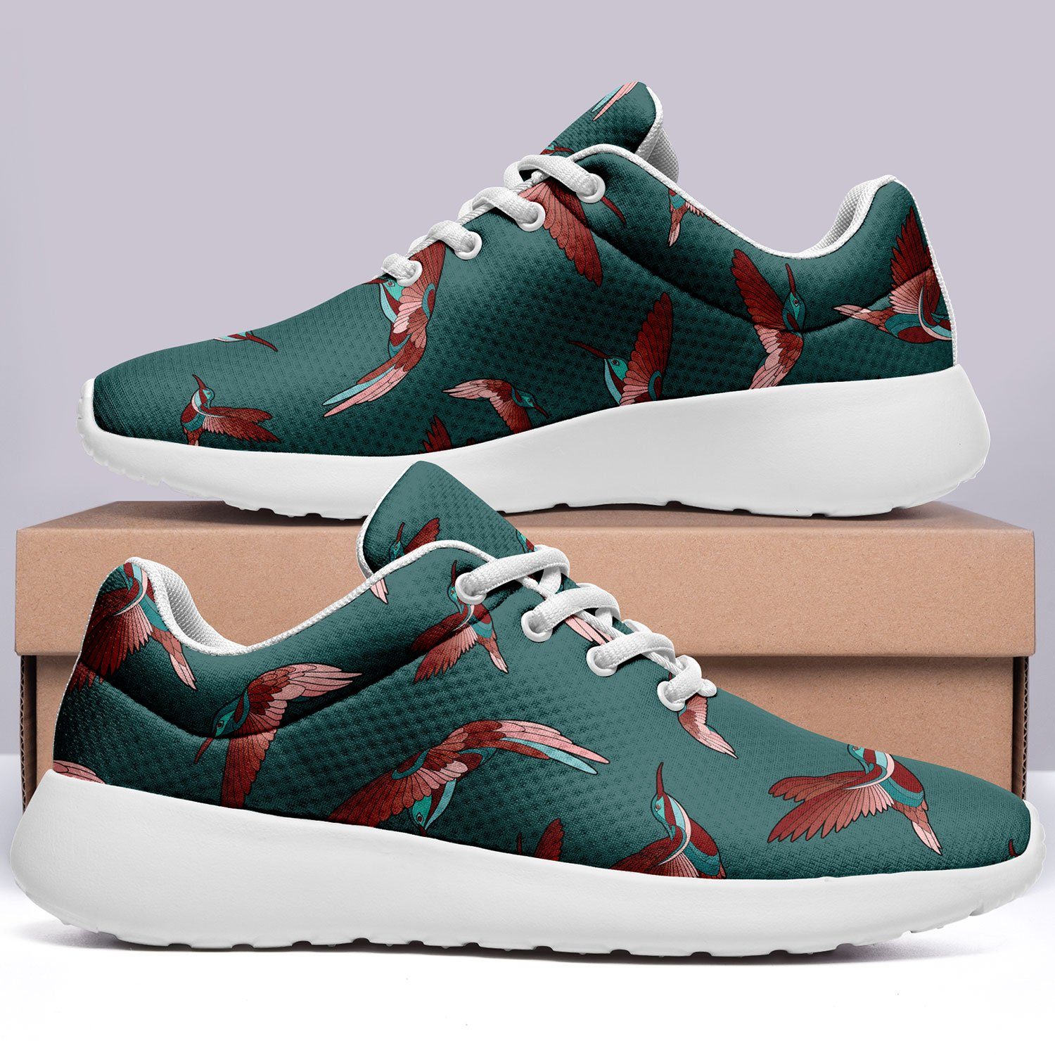 Red Swift Turquoise Ikkaayi Sport Sneakers ikkaayi Herman