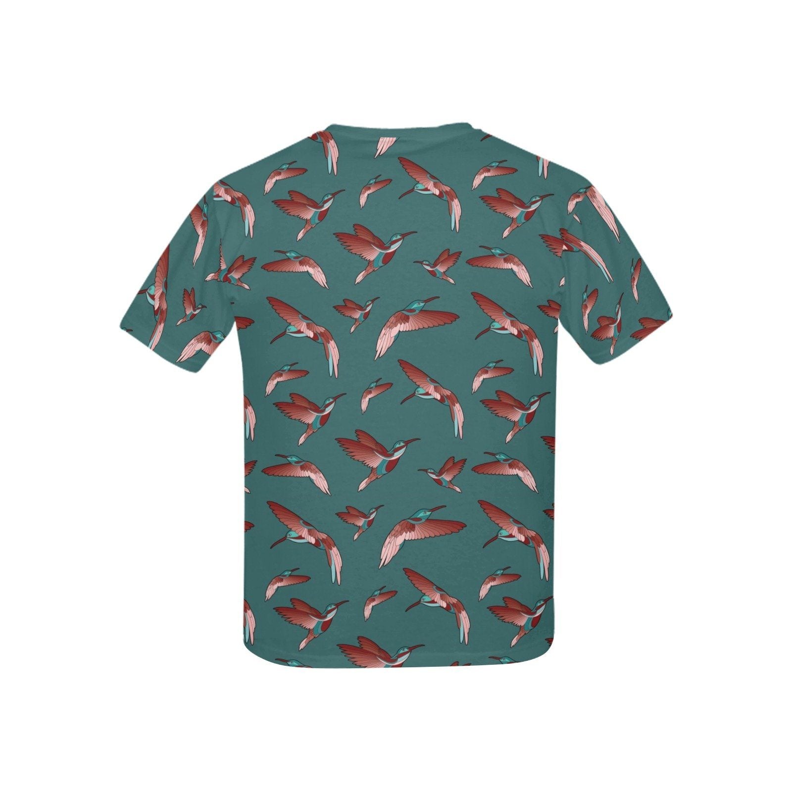 Red Swift Turquoise Kids' All Over Print T-shirt (USA Size) (Model T40) All Over Print T-shirt for Kid (T40) e-joyer 