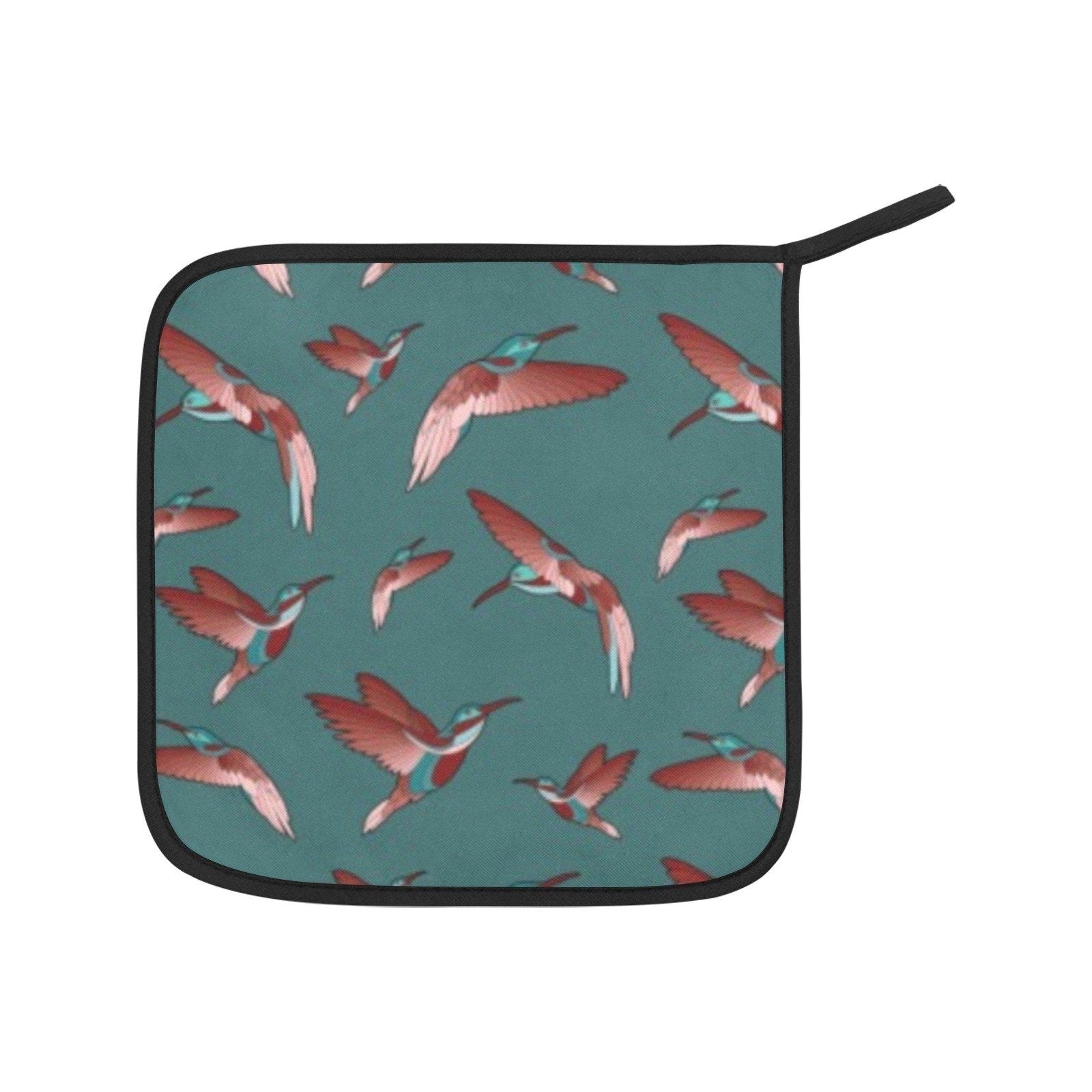 Red Swift Turquoise Oven Mitt & Pot Holder Oven Mitt & Pot Holder e-joyer