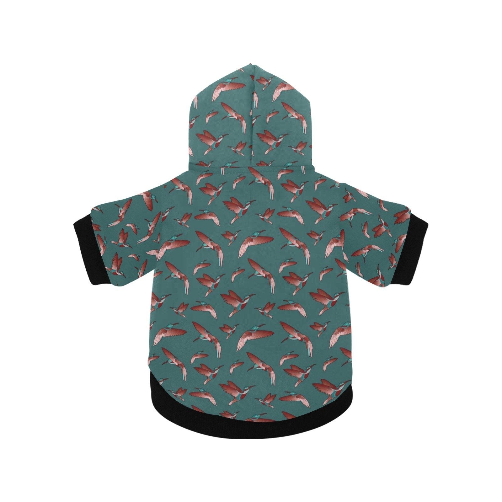 Red Swift Turquoise Pet Dog Hoodie Pet Dog Hoodie e-joyer