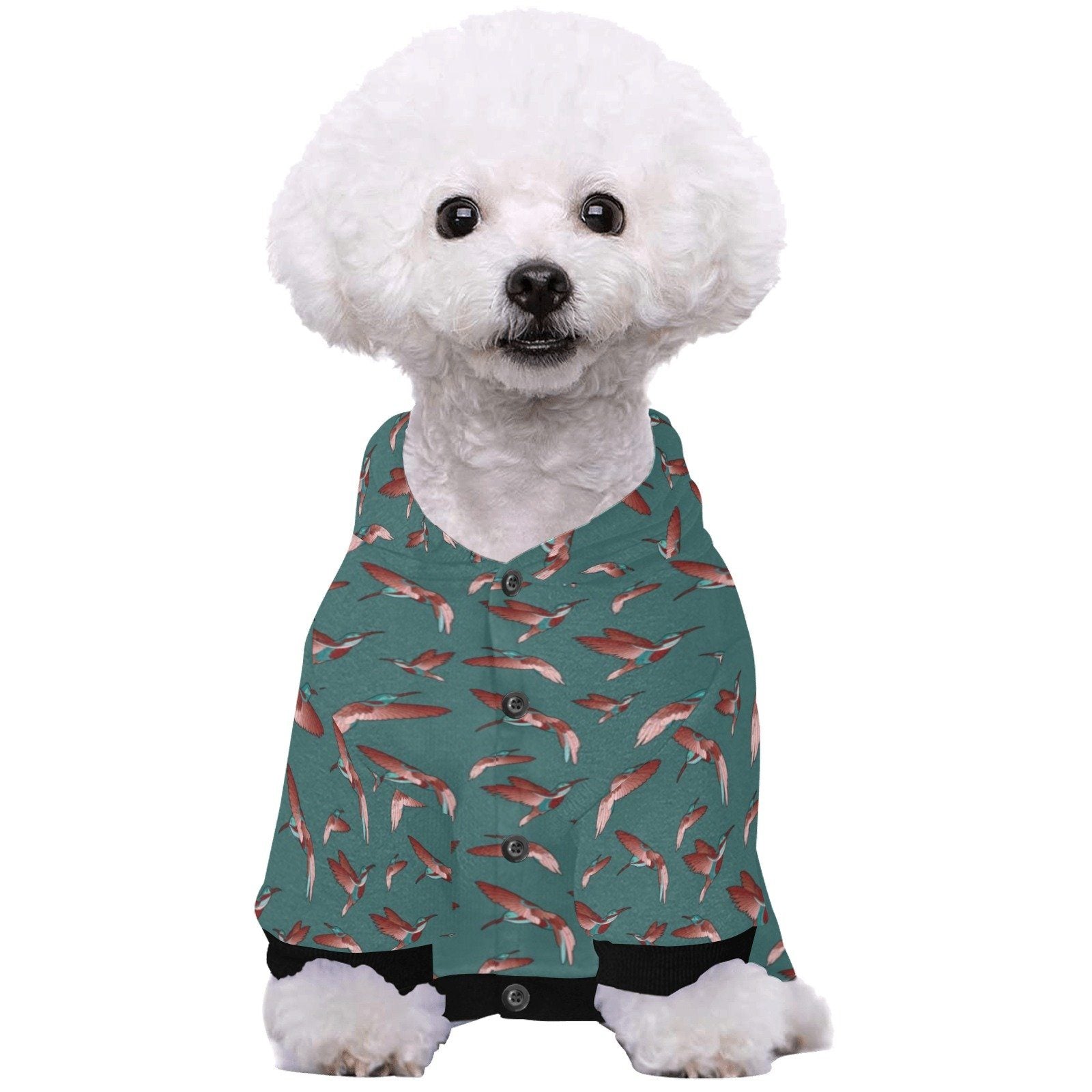 Red Swift Turquoise Pet Dog Hoodie Pet Dog Hoodie e-joyer