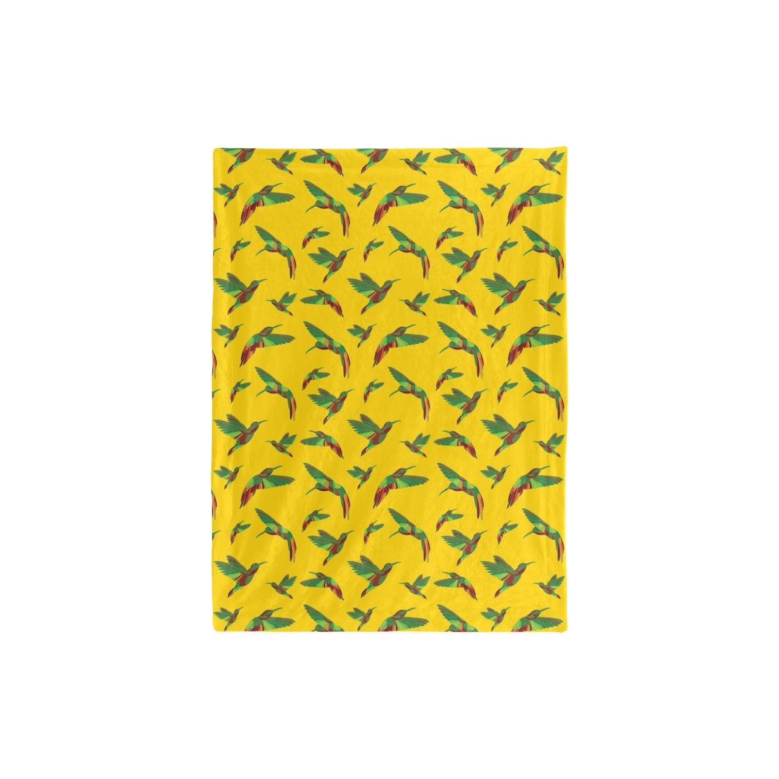 Red Swift Yellow Baby Blanket 30"x40" Baby Blanket 30"x40" e-joyer