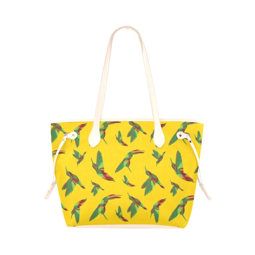 Red Swift Yellow Clover Canvas Tote Bag (Model 1661) Clover Canvas Tote Bag (1661) e-joyer