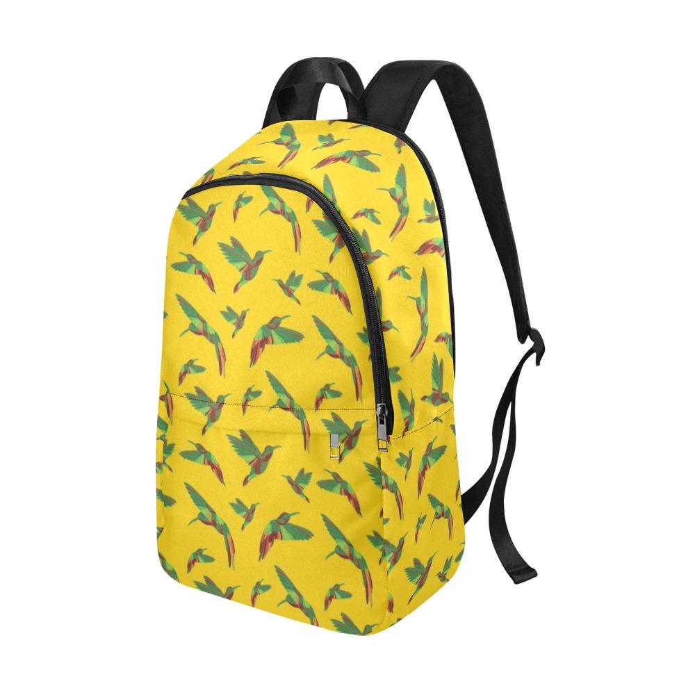 Red Swift Yellow Fabric Backpack for Adult (Model 1659) Casual Backpack for Adult (1659) e-joyer