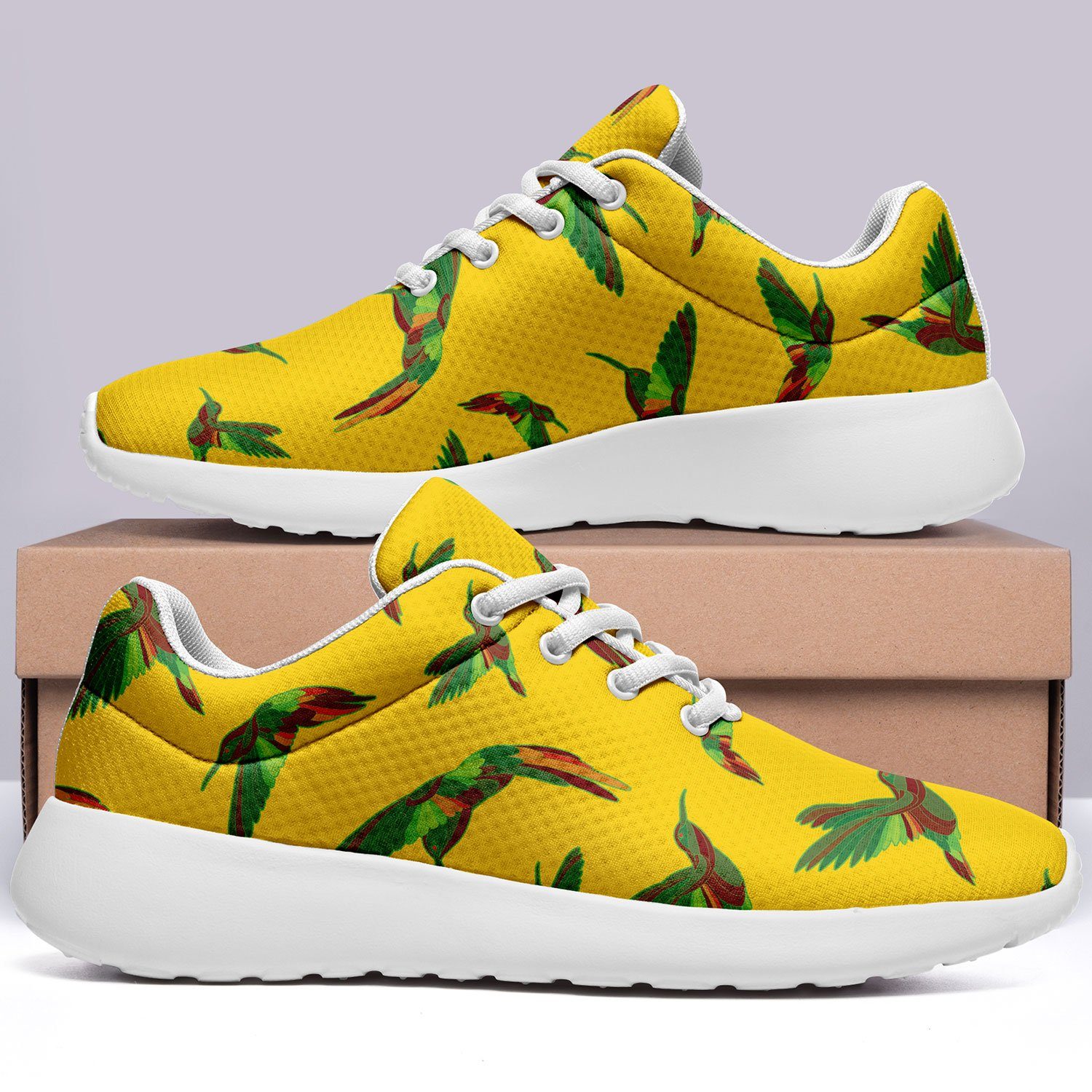 Red Swift Yellow Ikkaayi Sport Sneakers ikkaayi Herman