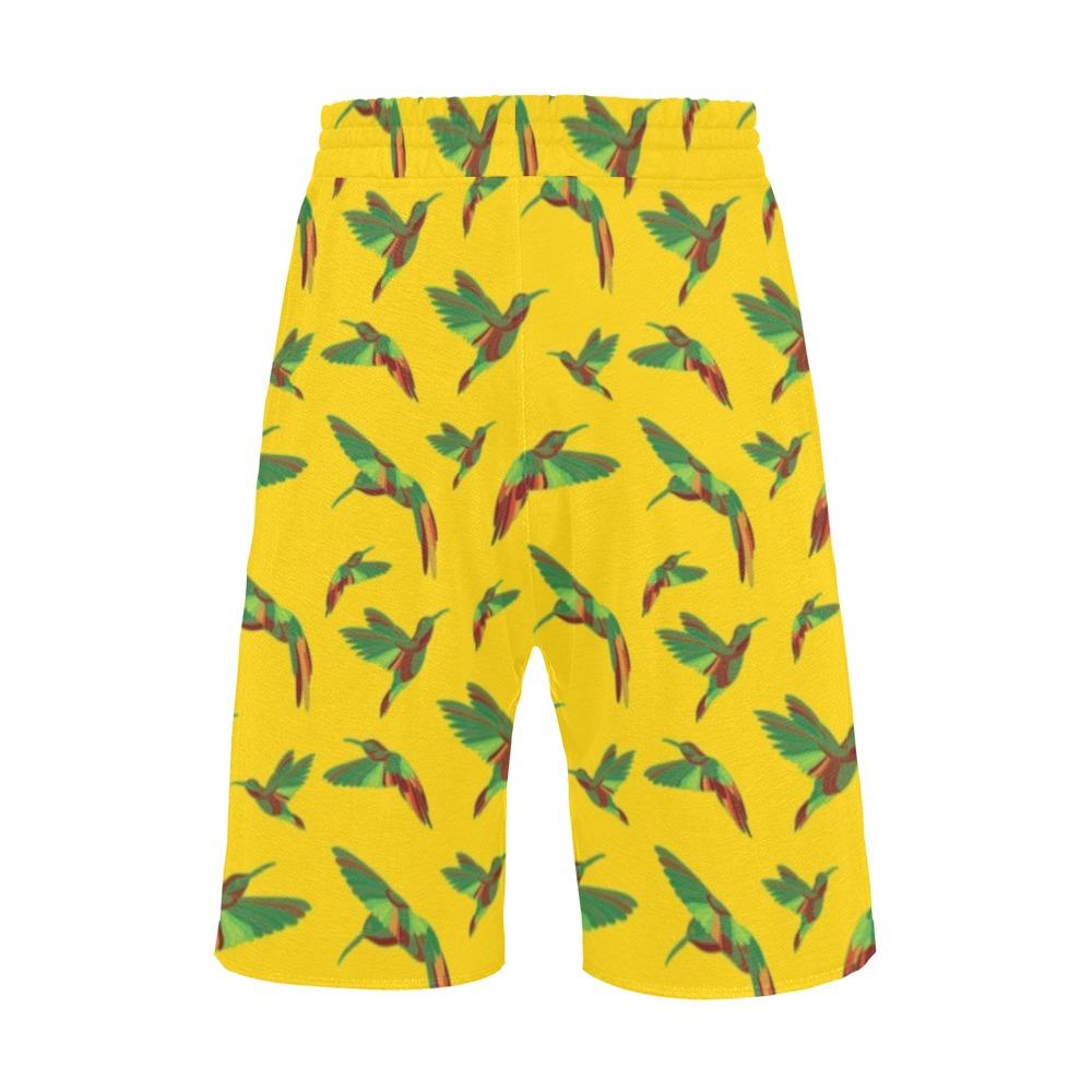 Red Swift Yellow Men's All Over Print Casual Shorts (Model L23) short e-joyer
