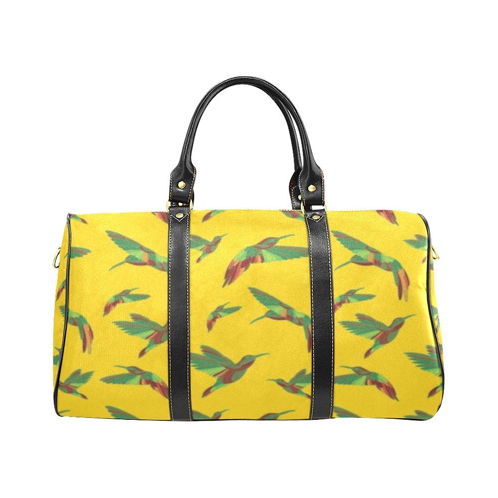 Red Swift Yellow New Waterproof Travel Bag/Small (Model 1639) bag e-joyer