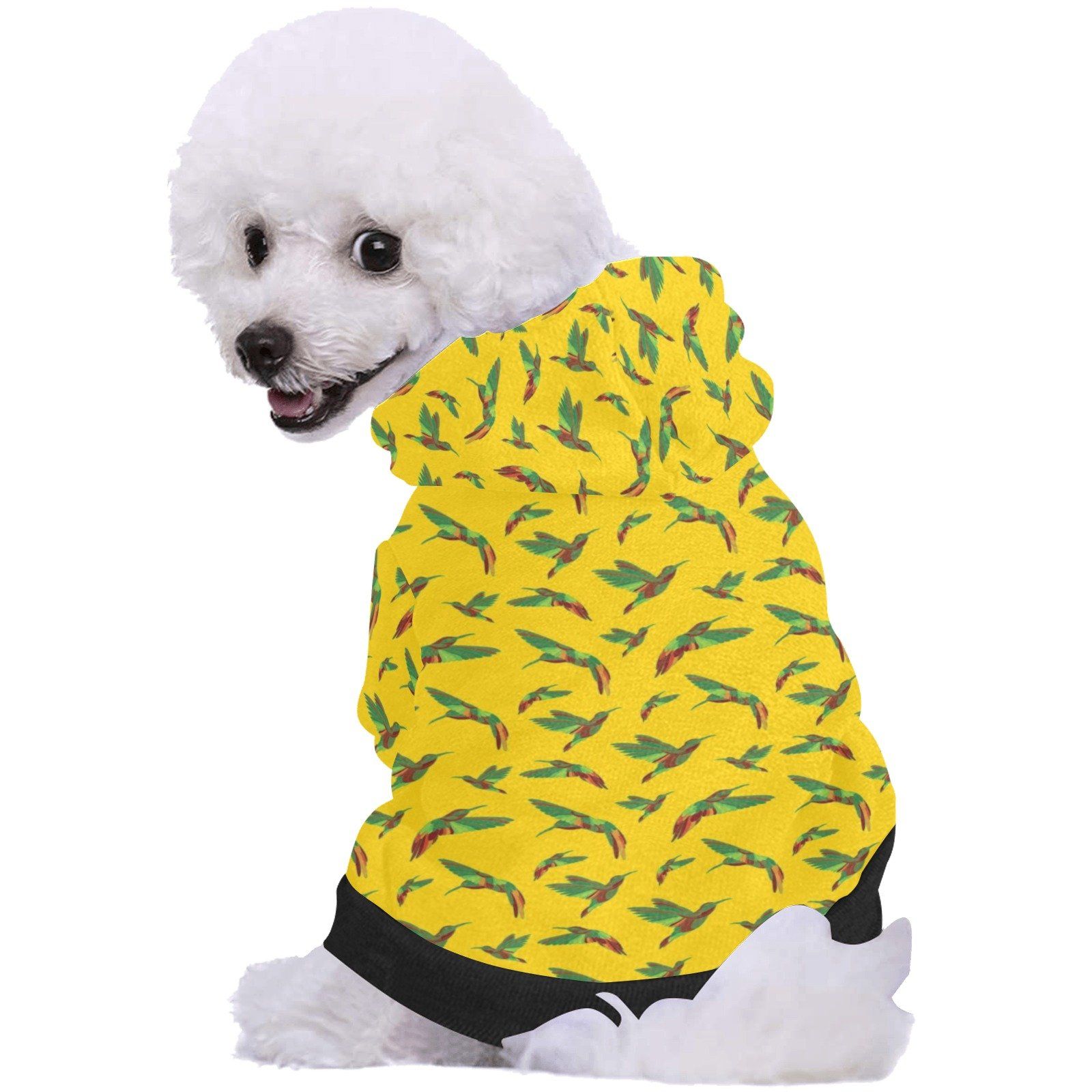 Red Swift Yellow Pet Dog Hoodie Pet Dog Hoodie e-joyer