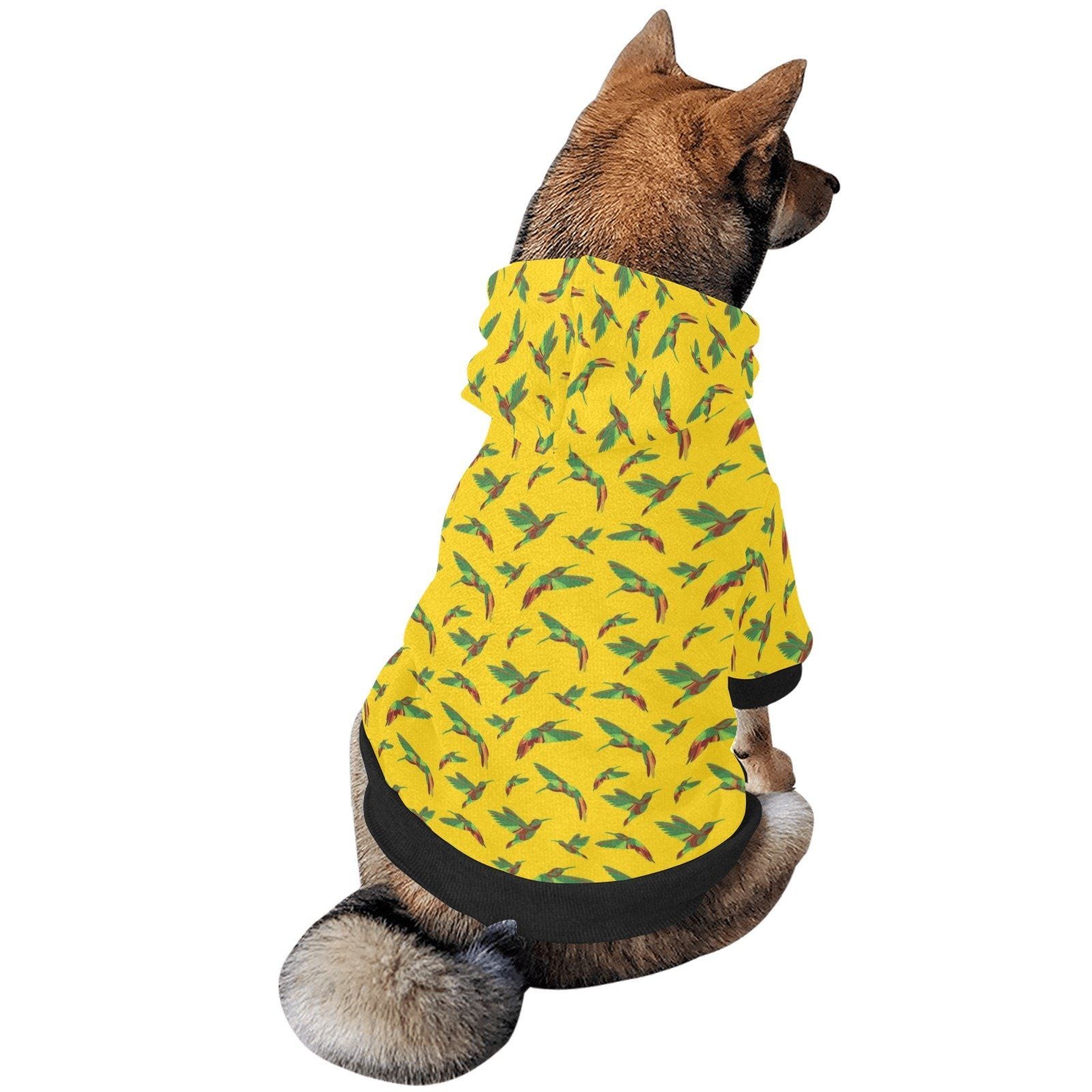 Red Swift Yellow Pet Dog Hoodie Pet Dog Hoodie e-joyer