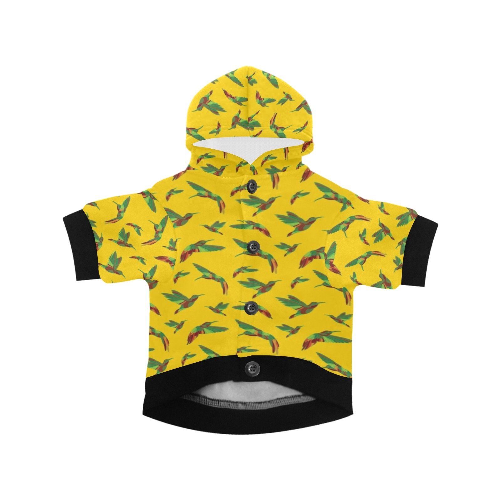 Red Swift Yellow Pet Dog Hoodie Pet Dog Hoodie e-joyer