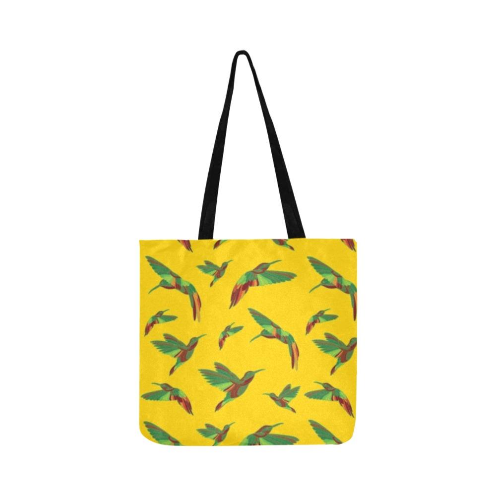 Red Swift Yellow Reusable Shopping Bag Model 1660 (Two sides) Shopping Tote Bag (1660) e-joyer