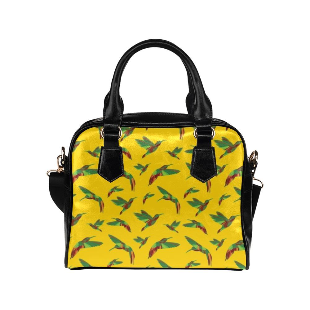 Red Swift Yellow Shoulder Handbag (Model 1634) Shoulder Handbags (1634) e-joyer