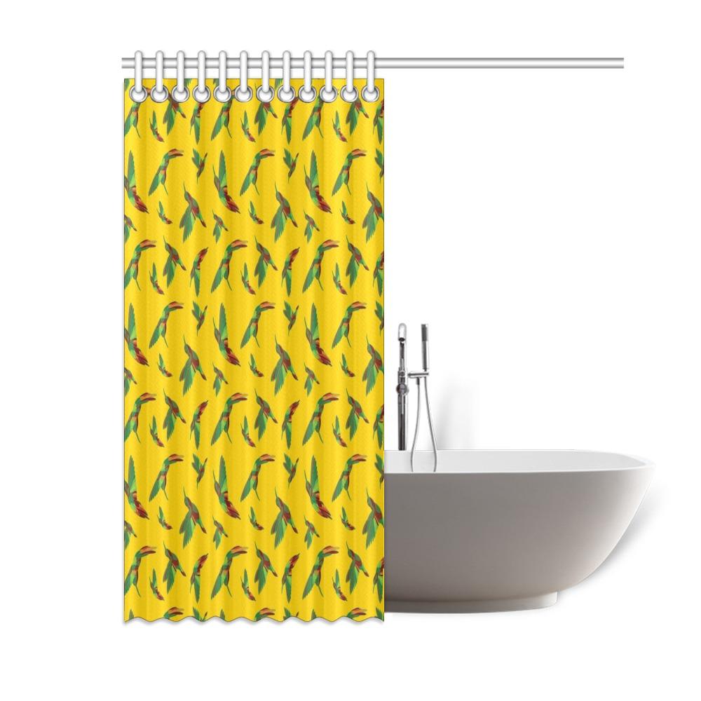 Red Swift Yellow Shower Curtain 60"x72" Shower Curtain 60"x72" e-joyer 