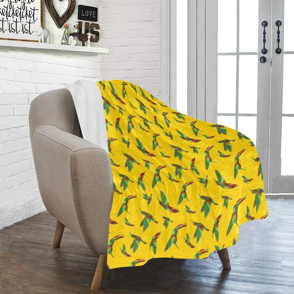 Red Swift Yellow Ultra-Soft Micro Fleece Blanket 40"x50" Ultra-Soft Blanket 40''x50'' e-joyer