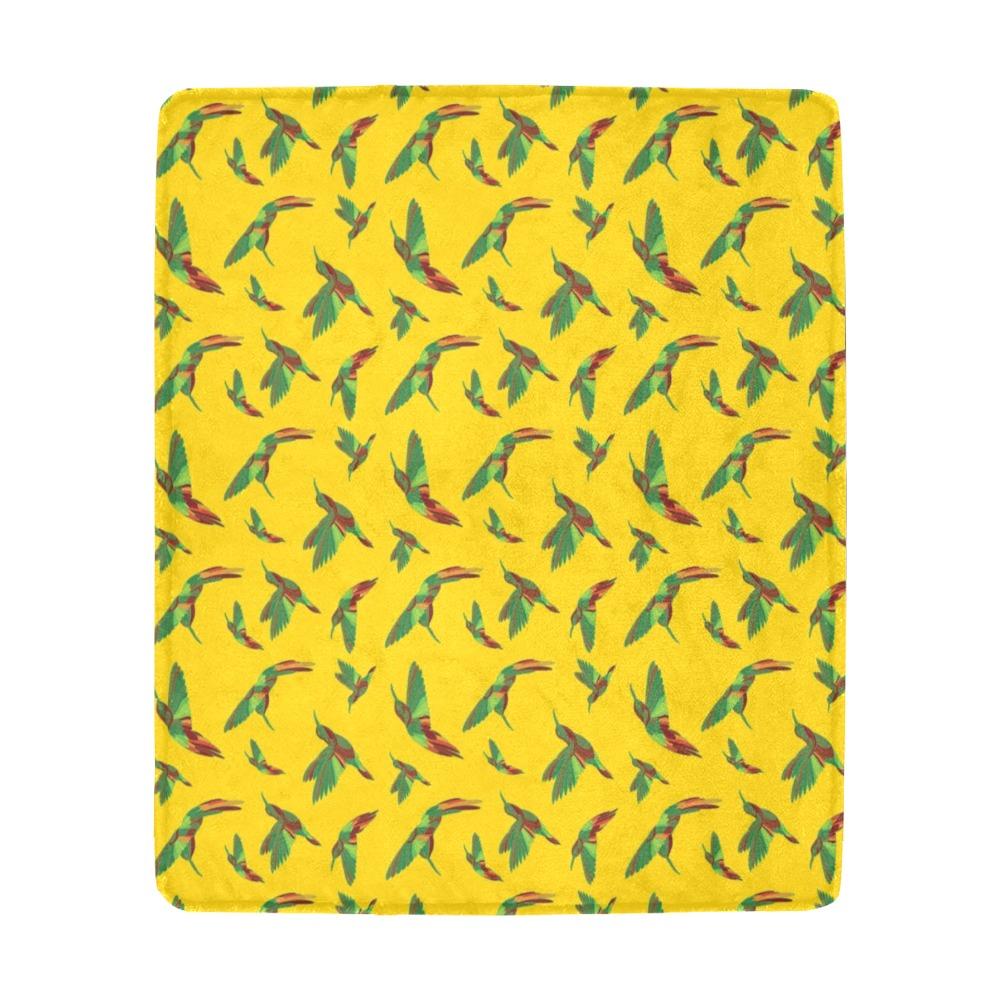 Red Swift Yellow Ultra-Soft Micro Fleece Blanket 50"x60" Ultra-Soft Blanket 50''x60'' e-joyer