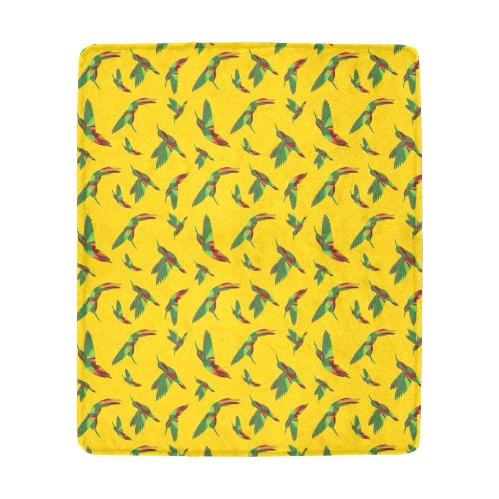 Red Swift Yellow Ultra-Soft Micro Fleece Blanket 50"x60" Ultra-Soft Blanket 50''x60'' e-joyer 