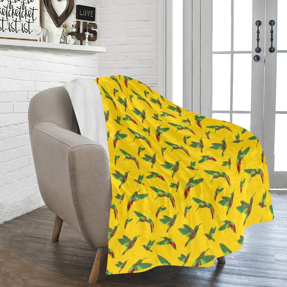 Red Swift Yellow Ultra-Soft Micro Fleece Blanket 50"x60" Ultra-Soft Blanket 50''x60'' e-joyer 