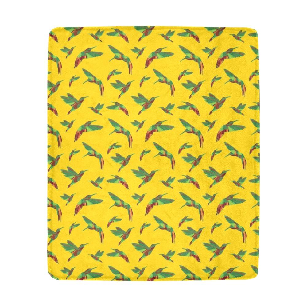 Red Swift Yellow Ultra-Soft Micro Fleece Blanket 50"x60" Ultra-Soft Blanket 50''x60'' e-joyer 