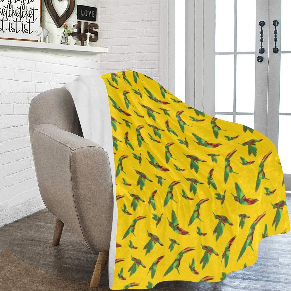 Red Swift Yellow Ultra-Soft Micro Fleece Blanket 60"x80" Ultra-Soft Blanket 60''x80'' e-joyer
